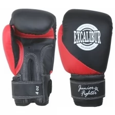 Перчатки боксерские детские Excalibur 8029/2 Black/Red PU 6 унций